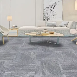 Modern Fireproof Modular Carpet Tiles Washable Stain Resistant Anti Slip Eco Friendly Sound Absorption Office Floor