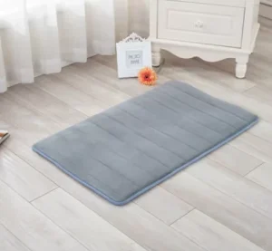 Modern Flannel Bath Mat Super Absorbent Soft Durable Quick Dry Floor Mat