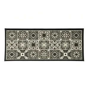 Modern Floor Mat for Kitchen and Bathroom Water Absorbent Polyester Area Rug Non slip Indoor Rug 4mm Thin Mat
