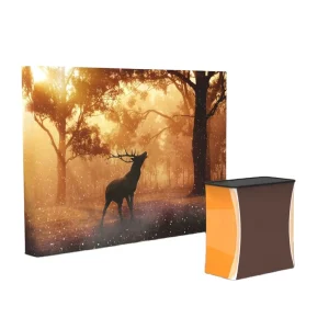 Modern Floor Standing Aluminum Profile Fabric 10×10 Event Display Portable Booth