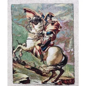 Modern Floral Canvas Wall Hanging Murals 50*80cm Aubusson Design Jacquard Woven Techniques Vintage