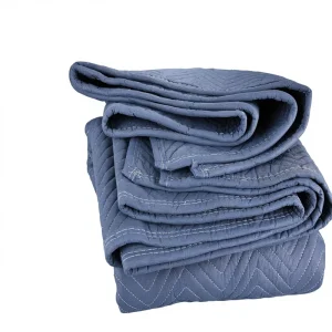 Modern Geometric Raschel Lace Jacquard Quilted Eco-Friendly Anti-Static Portable Winter Outdoor Moving Blanket