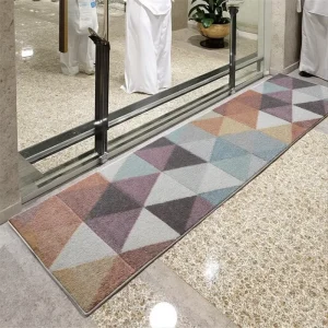 Modern Gray Trellis 5×8 Floor Mat Kitchen Door Mats and Rugs for Home and Hotel Use
