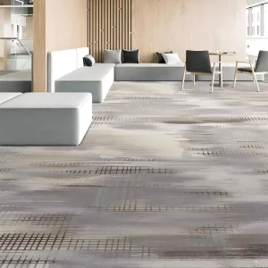 Modern HD Printed Wall to Wall Carpet 250g Polyester Anti Slip Sound Insulation