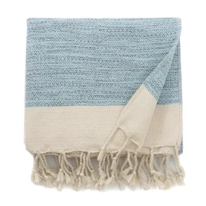Modern Home Bedding Customizable Lightweight Super Soft Cotton Blanket Durable Flat Weave 125x180cm 760g