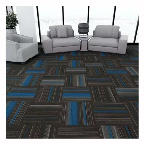 Modern Home Living Room Carpet Tiles Heavy Traffic Hotel Carpet Tile for Floor Commercial Office PP Carpet Tiles 50*50cm