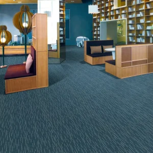 Modern Home Office Carpet Flooring Tiles Decorative Plain Carpet Antifungal Fire Retardant Cushioned Style