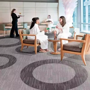 Modern Hotel Carpet Office Buildings Modular Office Banks Universitie SOHO Commercial Carpet Tiles Square Polypropylene Carpet
