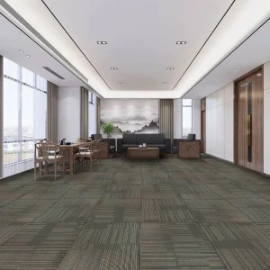 Modern Hotel Carpet Polyester Commercial Office Floor square Carpet Tiles