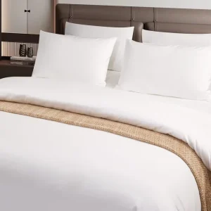 Modern Hotel Grade 100% Cotton 4 Piece Bed Linen Set Soft Breathable Eco Friendly 300tc Thread Count All Season Home Bedding