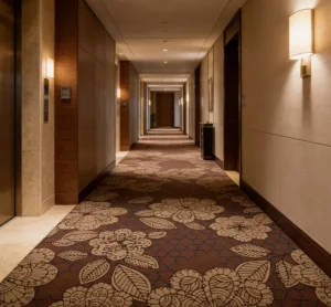 Modern Hotel Loop Pile Polyester Nylon Reversible Washable Stain Resistant Anti static Anti slip Wall Wall Commercial Carpet