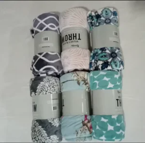 Modern King Size for Weighted Blanket 100% Polyester Coral Fleece Fabric Square Factory Price Other Blankets Stock Lot