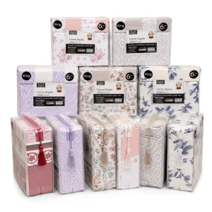 Modern Knitted Large sized American Style 6PCS King Size Bed Sheet Set Fitted Sheet for Bedrooms and Hotels