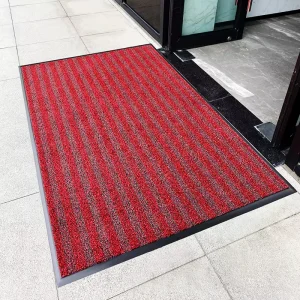 Modern Luxury Door Entrance Dust Control Mats Custom Softtextile Carpet Anti-Slip Handmade Tufted Washable PVC Free Samples