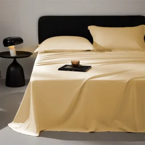 Modern Luxury Green Stripe Bamboo Bedding Set 100% Bamboo Eco Friendly 4 Piece for Queen King Size Home