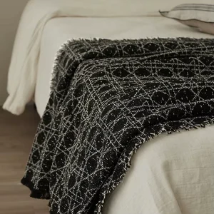 Modern Luxury Jacquard High Quality Throw Blanket Machine Washable Durable Bed Coverlet Bedside Blanket Hotel Supplies