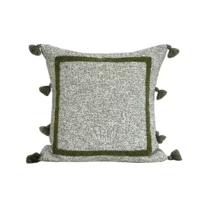 Modern Luxury Jacquard Pillow Cushion Cover High-end Home Decorative Tassels Fringe Throw Pillow Case Living Room Home Decor
