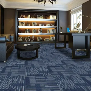 Modern Luxury Office Carpet Tiles Commercial Bitumen Backing with Jacquard and Tufted PP Carpet Tiles 50*50cm