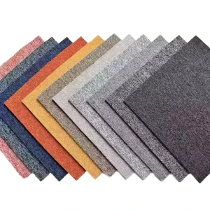 Modern Luxury Square Hotel Carpet Tiles 50×50 Nylon Medium Pile Loop Puzzle Washable Home Commercial Office Use Bitumen Backing