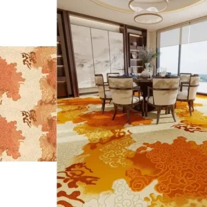 Modern Luxury Woven Tufted Polypropylene Wall to Wall Carpet for Home Prayer Hotel Ballroom and Commercial Room Flooring