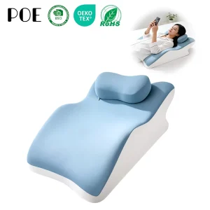 Modern Memory Foam Pillow Ergonomic Sleeping Cushions with Full Support for Neck & Body Soft for Reading Couples