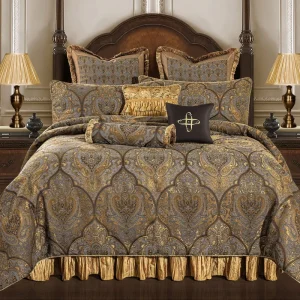 Modern Microfiber Polyester Quilt Comforter Set King Size Breathable Embroidered Bedspread for Home Use