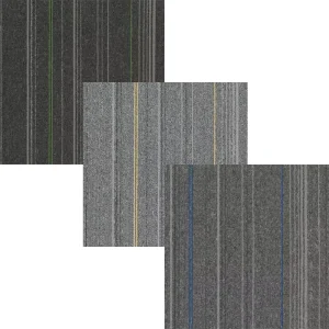 Modern Minimalist Luxury Polypropylene Loop Pile Stain Resistant Gradient Design Free Combination Anti Fade Office Carpet Tile