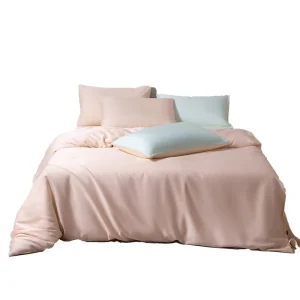 Modern Minimalist Lyocell Bedding Set Skin Friendly Summer Duvet Cover Set Luxury Bedding Set