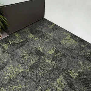 Modern Minimalist Style 50x50cm Nylon Cushioned Square Carpet Tiles for Office Home Golf Interior Design