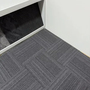 Modern Minimalist Style 50x50cm Nylon Loop Pile Cushioned Washable Square Carpet Tiles for Office Home & Golf Interior Design