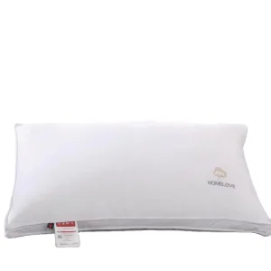 Modern Neck Bed Pillow 100% Cotton Cover Soft Hotel Quality Sleeping Polyester Fiber Filling