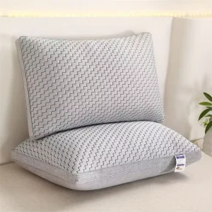 Modern Neck Bed Pillow Breathable Contour Support with Microfiber Polyester Fiber 200TC for Dorm Use OEM ODM