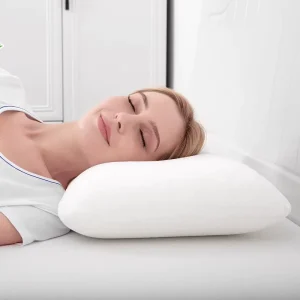 Modern Neck Relief Memory Foam Pillow with Ergonomic Design and Removable Cover for Sleeping