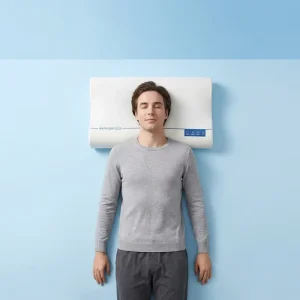 Modern Neck Solid Pattern Pressure Anti Surface Relieving B Wave Shape Design Ergonomic Memory Foam Pillow