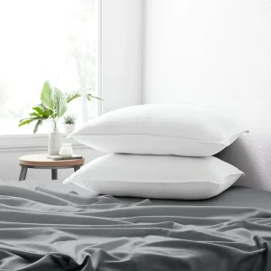 Modern Neck Support Hotel Cooling 100% Cotton Cover Soft Gel Fiber Filling Bed Pillow for All Sleepers