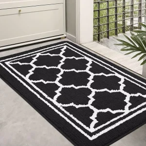 Modern Non Slip Absorbent Doormats Washable Mat Runner Rugs for Hallway Door Mat Area Rug for Entryway Bedroom Bathroom Carpet