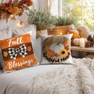 Modern Nordic Luxury Throw Pillow Cover with Printed Pattern for Home & Hotel Use Square Design