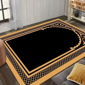 Modern Novelty Design Dubai Muslim Prayer Rug Mat Eco Friendly Polyester Durable Comfortable for Indoor Gym Workout