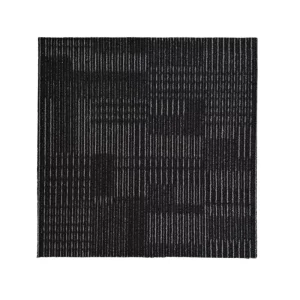 Modern Office Interlocking PP Carpet Eco Friendly Home Use Bitumen Backing Gray Carpet Commercial Office Carpet Tiles 50x50cm