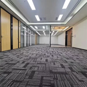 Modern Office Square Floor Carpet Tiles Commercial 50×50 for Bitumen Backing Loop Pile Carpet Tile