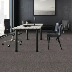Modern PP Carpet Tiles in Solid Color Broadloom Look 50x50cm Square Versatile All Match Modular Flooring for Premium Workspace
