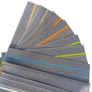 Modern PP Water Resistant Carpet Tiles for Commercial Use in Office Hotel Living Room Bedroom Hallway Door Square Shape