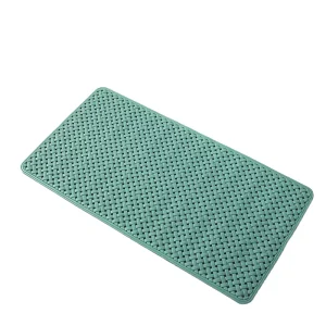 Modern PVC Bath Mats Non Slip Shower Bathtub Carpet Anti Slip Solid Pattern Design Machine Made Plastic Shaggy for Christmas