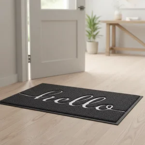 Modern PVC Washable Eco Friendly Anti Slip Durable Waterproof Hotel Door Mats Runner Rug Home Entrance Easy Clean Custom Logo