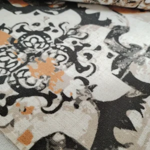 Modern Plain Embossed Linen Nonwoven Non Conducting Home Textile Decorative Fabrics Curtains Lining Car Bags Dust proofing