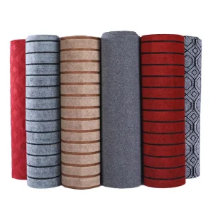 Modern Polyester Carpets in Europe Customizable Office Carpets Waterproof Properties PVC Coated Non Slip Backing