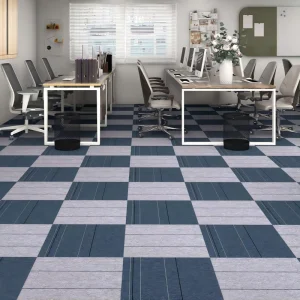 Modern Polypropylene Carpet Tiles Anti Slip with Sound Insulation for Office & Hospital