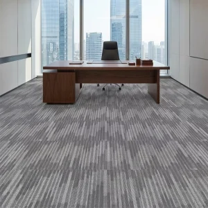 Modern Polypropylene Loop Pile Carpet Self Stick Washable Cushioned Square Carpet Puzzle Tiles 50×50 for Hotel