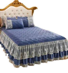 Modern Popular Bedding Set Cover Skirt Patchwork with Filling Bedsheet Bedding Set