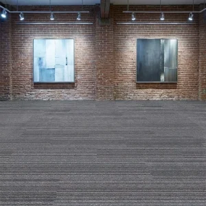 Modern Puzzle Pattern PP Square Cushioned Thick Carpet Tiles Soundproof Fireproof Commercial Floor Walk off PET Friendly Carpet